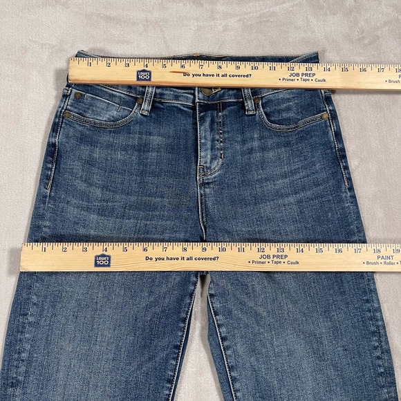 Liverpool Women's Jeans Hannah Crop Flare Denim Stretch Size 6_28 Blue - Picture 6 of 9